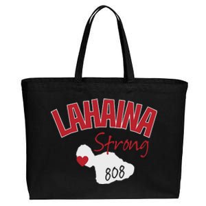 Lahaina Strong Fire Maui Wildfire Charity Lahaina Support Cotton Canvas Jumbo Tote