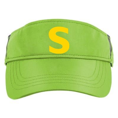 Letter S Funny Chipmunk Group Matching Halloween Costume Adult Drive Performance Visor