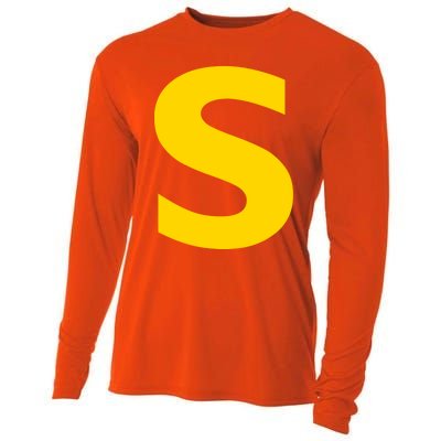 Letter S Funny Chipmunk Group Matching Halloween Costume Cooling Performance Long Sleeve Crew