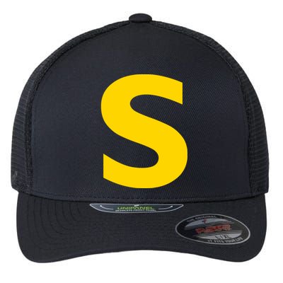 Letter S Funny Chipmunk Group Matching Halloween Costume Flexfit Unipanel Trucker Cap