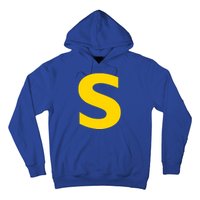 Letter S Funny Chipmunk Group Matching Halloween Costume Hoodie