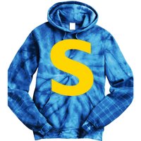 Letter S Funny Chipmunk Group Matching Halloween Costume Tie Dye Hoodie