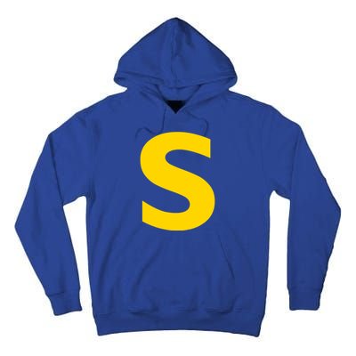 Letter S Funny Chipmunk Group Matching Halloween Costume Tall Hoodie