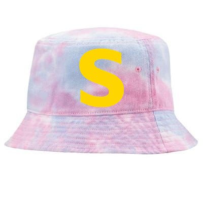 Letter S Funny Chipmunk Group Matching Halloween Costume Tie-Dyed Bucket Hat