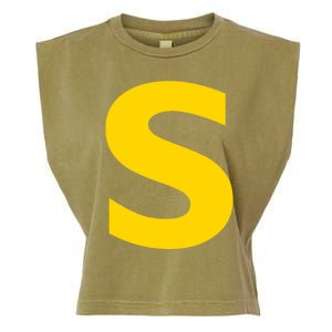 Letter S Funny Chipmunk Group Matching Halloween Costume Garment-Dyed Women's Muscle Tee