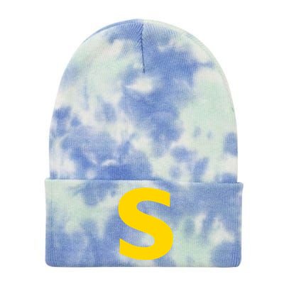 Letter S Funny Chipmunk Group Matching Halloween Costume Tie Dye 12in Knit Beanie