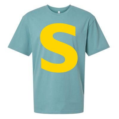 Letter S Funny Chipmunk Group Matching Halloween Costume Sueded Cloud Jersey T-Shirt