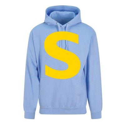 Letter S Funny Chipmunk Group Matching Halloween Costume Unisex Surf Hoodie