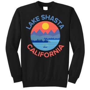 Lake Shasta Fishing Hiking Camping Sweatshirt