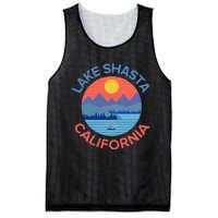 Lake Shasta Fishing Hiking Camping Mesh Reversible Basketball Jersey Tank