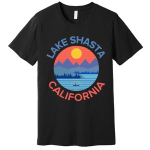 Lake Shasta Fishing Hiking Camping Premium T-Shirt