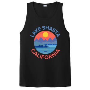 Lake Shasta Fishing Hiking Camping PosiCharge Competitor Tank