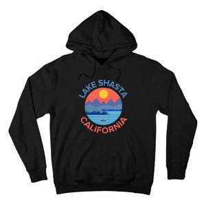 Lake Shasta Fishing Hiking Camping Tall Hoodie