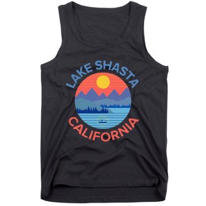 Lake Shasta Fishing Hiking Camping Tank Top