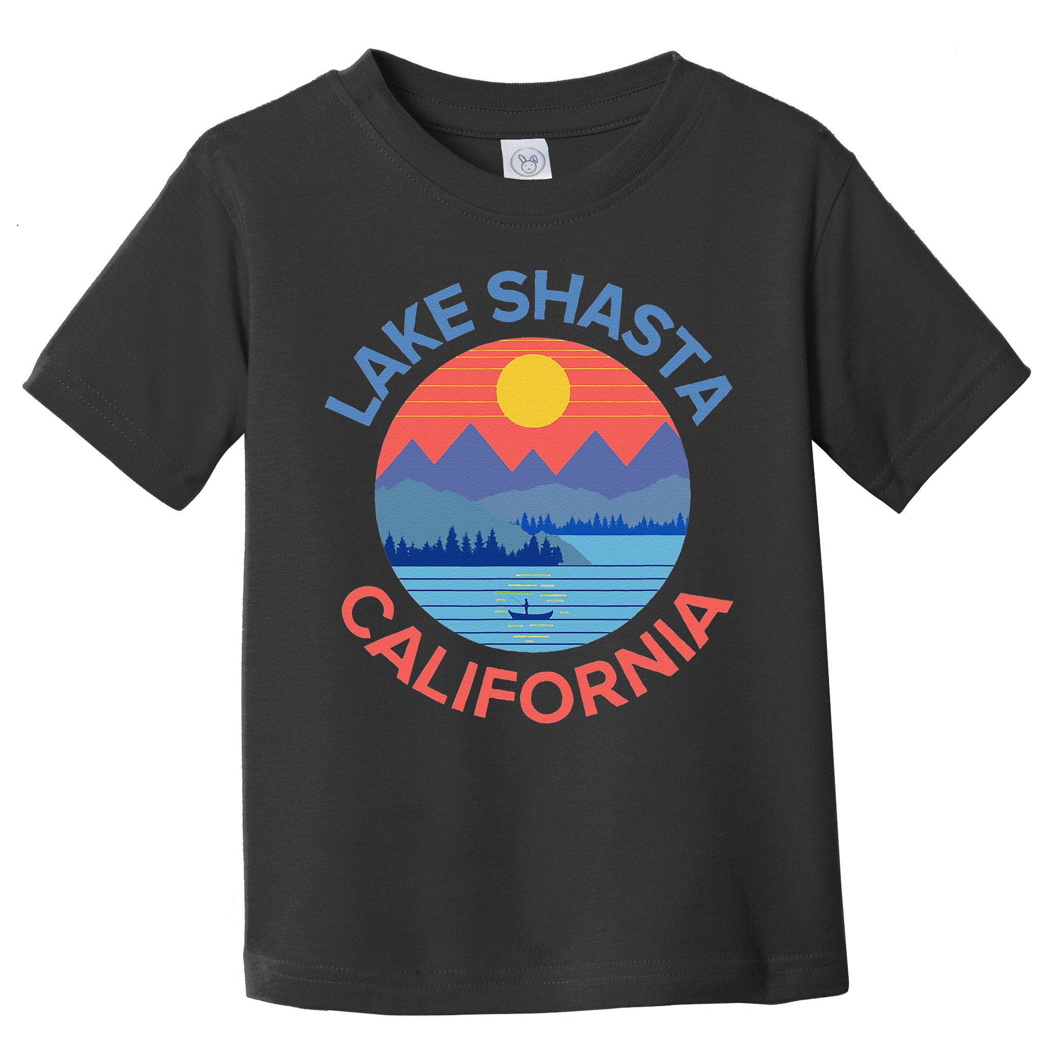Lake Shasta Fishing Hiking Camping Toddler T-Shirt