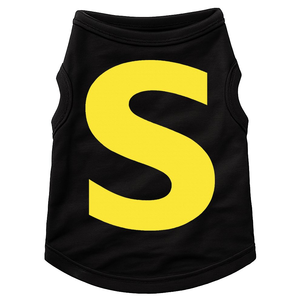 Letter S Funny Chipmunk Group Matching Halloween Doggie Tank