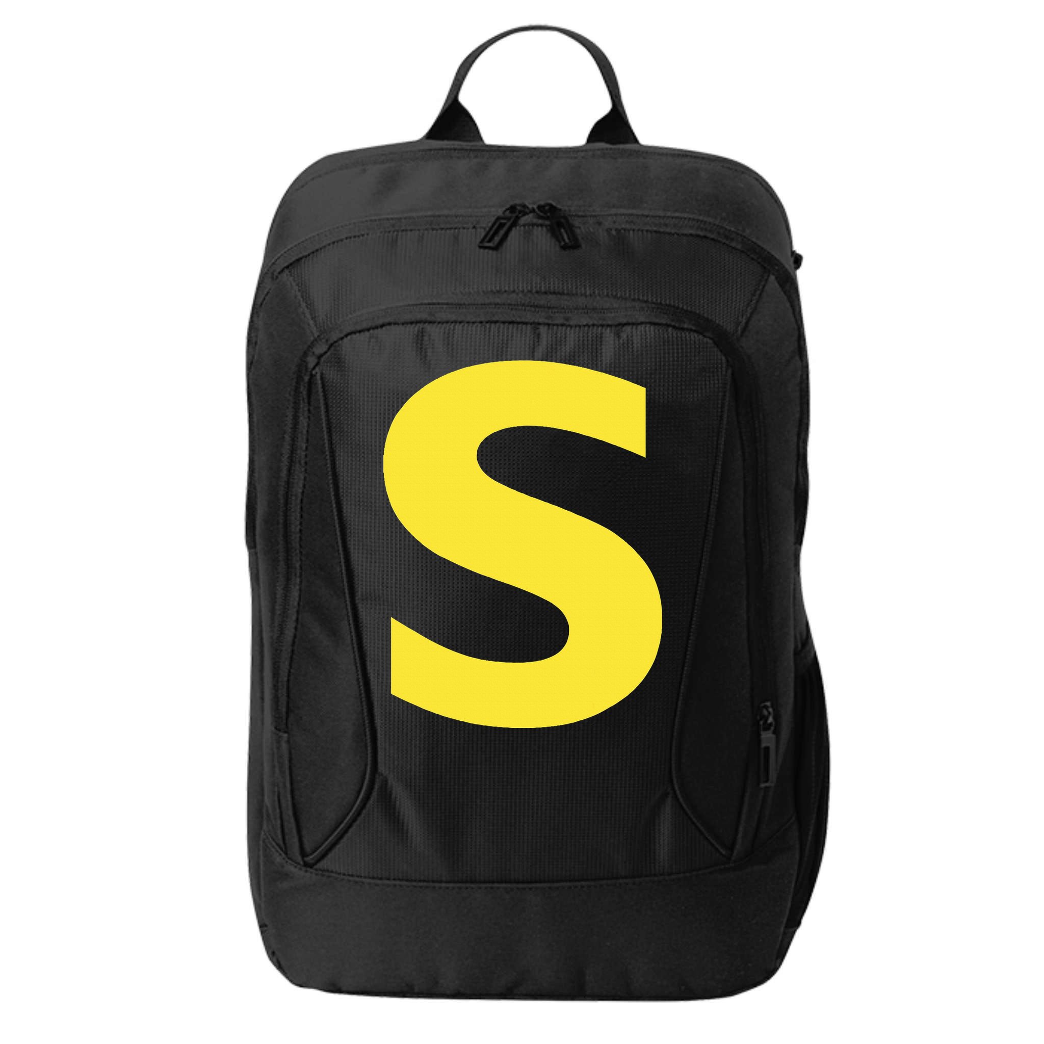Letter S Funny Chipmunk Group Matching Halloween City Backpack