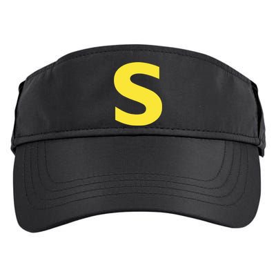 Letter S Funny Chipmunk Group Matching Halloween Adult Drive Performance Visor