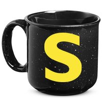 Letter S Funny Chipmunk Group Matching Halloween 15oz Campfire Ceramic Mug