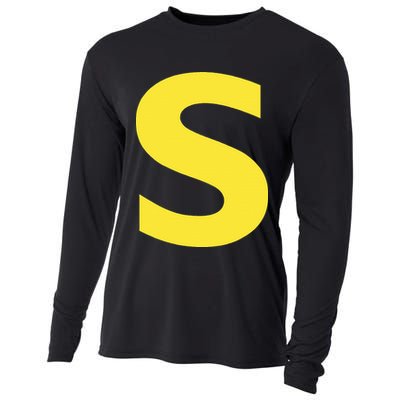 Letter S Funny Chipmunk Group Matching Halloween Cooling Performance Long Sleeve Crew