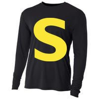 Letter S Funny Chipmunk Group Matching Halloween Cooling Performance Long Sleeve Crew