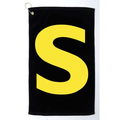 Letter S Funny Chipmunk Group Matching Halloween Golf Towel