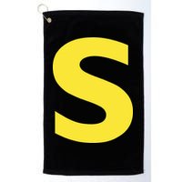 Letter S Funny Chipmunk Group Matching Halloween Golf Towel