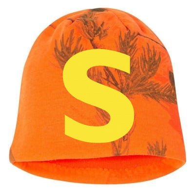 Letter S Funny Chipmunk Group Matching Halloween Kati - Camo Knit Beanie