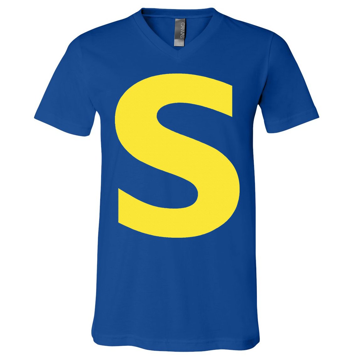 Letter S Funny Chipmunk Group Matching Halloween V-Neck T-Shirt