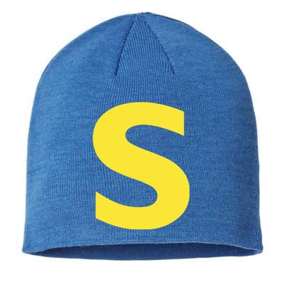 Letter S Funny Chipmunk Group Matching Halloween Sustainable Beanie