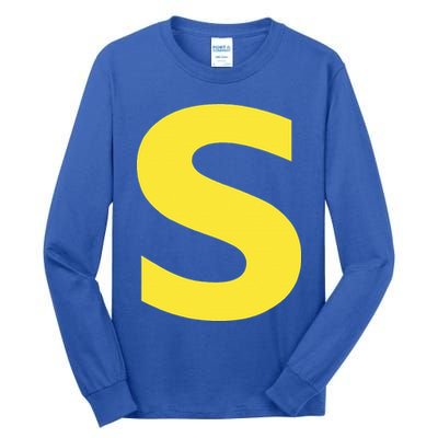 Letter S Funny Chipmunk Group Matching Halloween Tall Long Sleeve T-Shirt