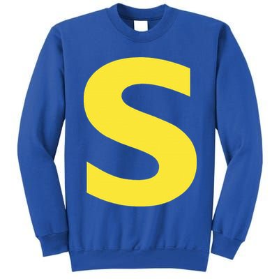 Letter S Funny Chipmunk Group Matching Halloween Tall Sweatshirt
