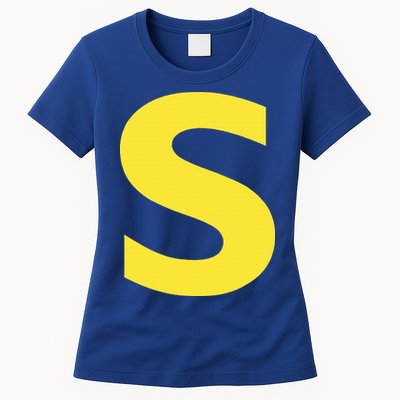 Letter S Funny Chipmunk Group Matching Halloween Womens T-Shirt