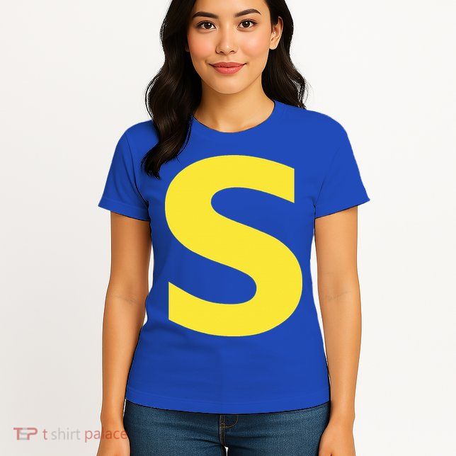 Letter S Funny Chipmunk Group Matching Halloween Womens T-Shirt