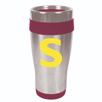 Letter S Funny Chipmunk Group Matching Halloween 16oz Travel Tumbler