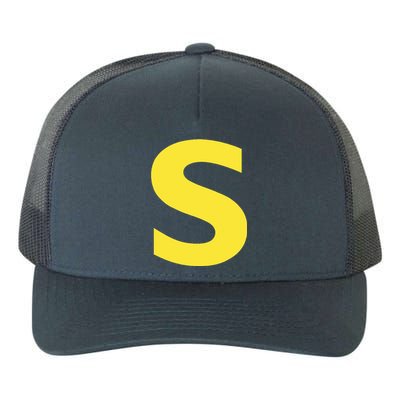 Letter S Funny Chipmunk Group Matching Halloween Yupoong Adult 5-Panel Trucker Hat