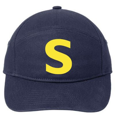 Letter S Funny Chipmunk Group Matching Halloween 7-Panel Snapback Hat