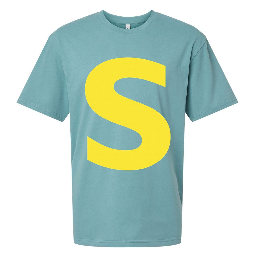 Letter S Funny Chipmunk Group Matching Halloween Sueded Cloud Jersey T-Shirt