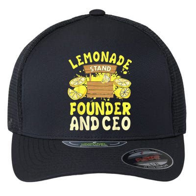 Lemonade Stand Founder And CEO Lemon Juice Citrus Drink Flexfit Unipanel Trucker Cap