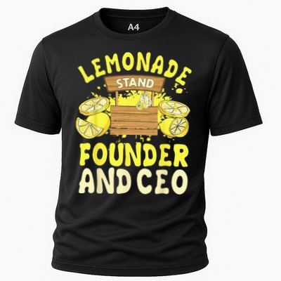 Lemonade Stand Founder And CEO Lemon Juice Citrus Drink Performance Shirt