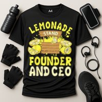 Lemonade Stand Founder And CEO Lemon Juice Citrus Drink Performance Shirt
