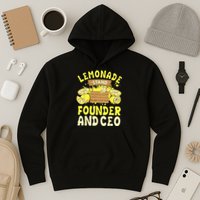 Lemonade Stand Founder And CEO Lemon Juice Citrus Drink Hoodie