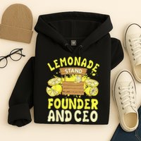 Lemonade Stand Founder And CEO Lemon Juice Citrus Drink Hoodie