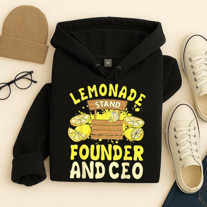 Lemonade Stand Founder And CEO Lemon Juice Citrus Drink Hoodie