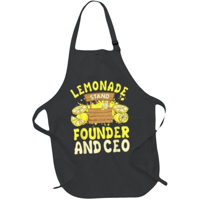 Lemonade Stand Founder And CEO Lemon Juice Citrus Drink Apron
