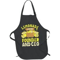 Lemonade Stand Founder And CEO Lemon Juice Citrus Drink Apron