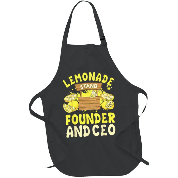 Lemonade Stand Founder And CEO Lemon Juice Citrus Drink Apron