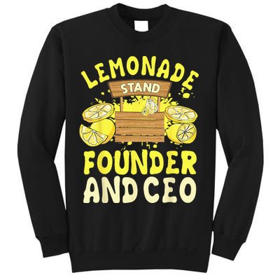 Lemonade Stand Founder And CEO Lemon Juice Citrus Drink Sweatshirt