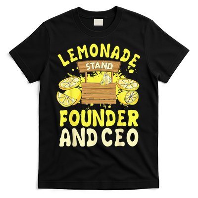 Lemonade Stand Founder And CEO Lemon Juice Citrus Drink T-Shirt