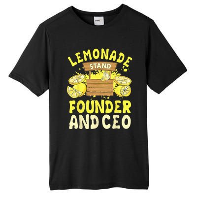 Lemonade Stand Founder And CEO Lemon Juice Citrus Drink Tall Fusion ChromaSoft Performance T-Shirt